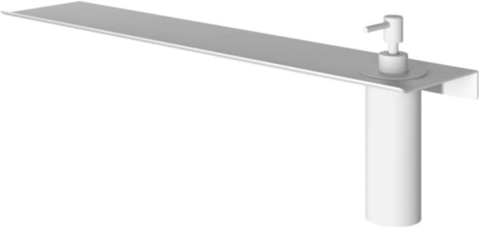 Hotbath &More Shelves - Zeepdispenser - Voor Planchet - Mat Wit