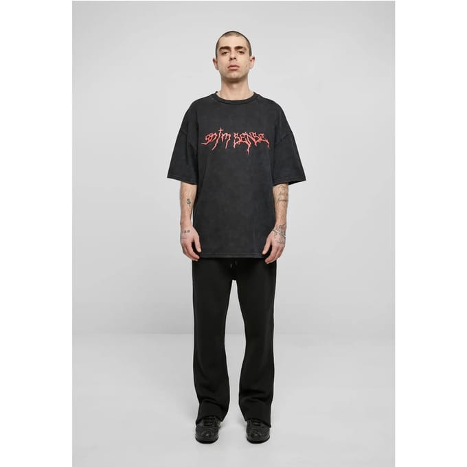Uitgewassen T-shirt 9N1M SENSE Goth