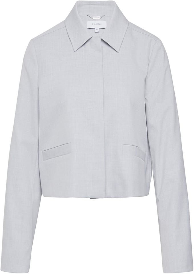 Blazer met overhemdkraag en knoopsluiting dames COMMA