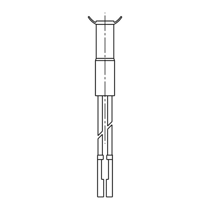 AEG kontrolelamp, neon, L=400mm/400V 3570031199