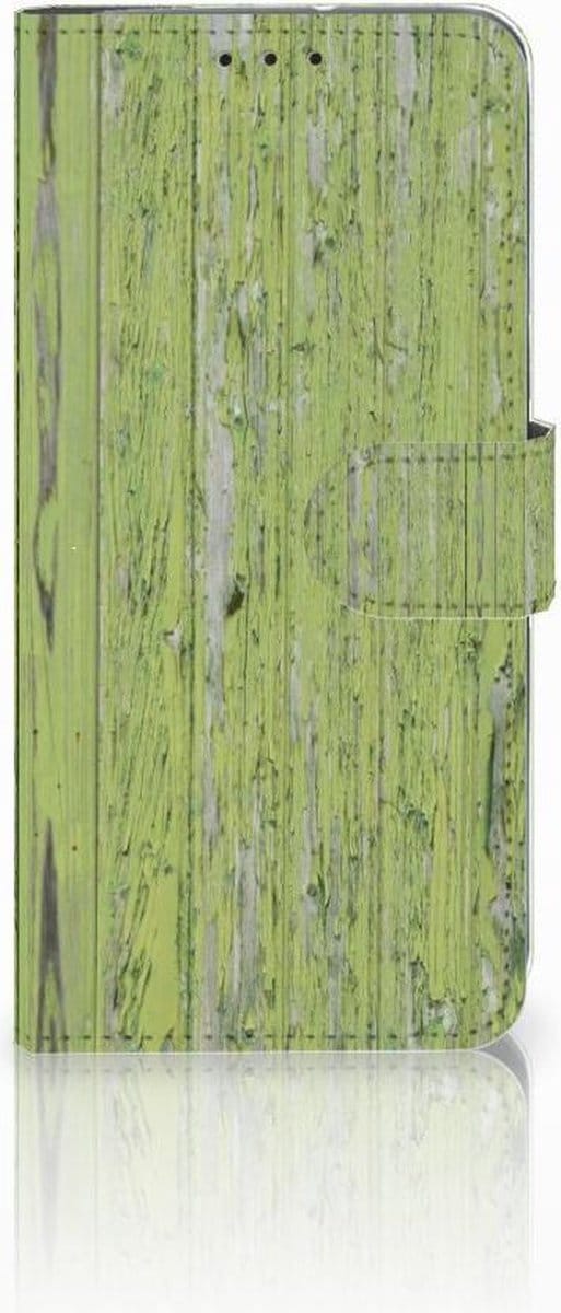 Motorola Moto G7 Power Book Style Case Green Wood