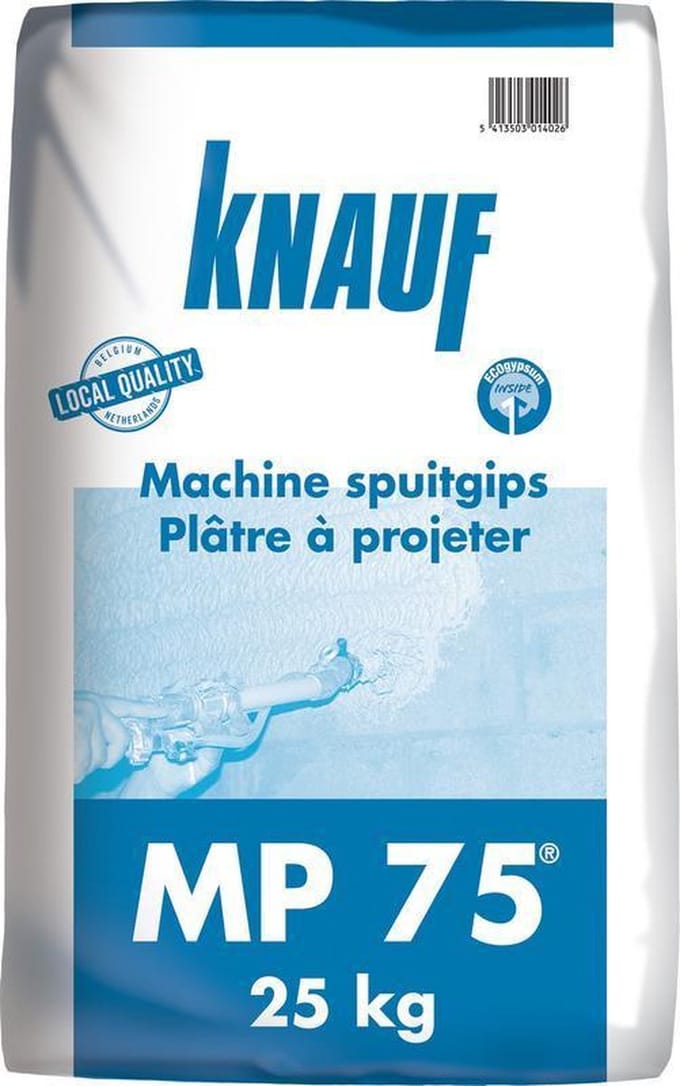 Knauf Spuitgips MP75 machinepleister 25 kg