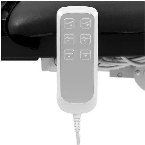 physa Massagetafel - 3 motoren - 200 kg - zwart 10040521