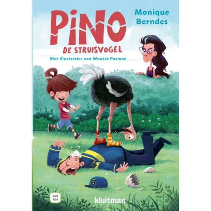 Pino De Struisvogel - Lekker Lezen Met Kluitman - Monique Berndes