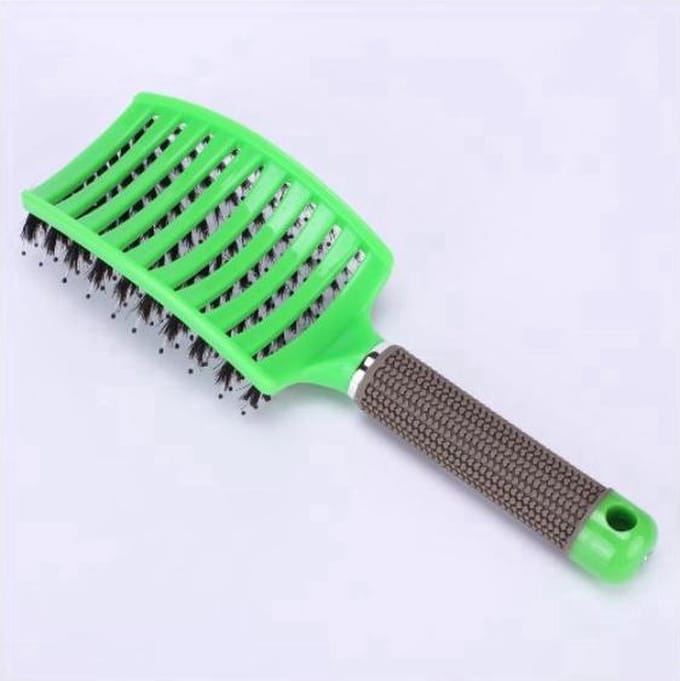 *** Anti Klit Haarborstel - Green Soft - Hairbrush - Professional - van Heble® ***
