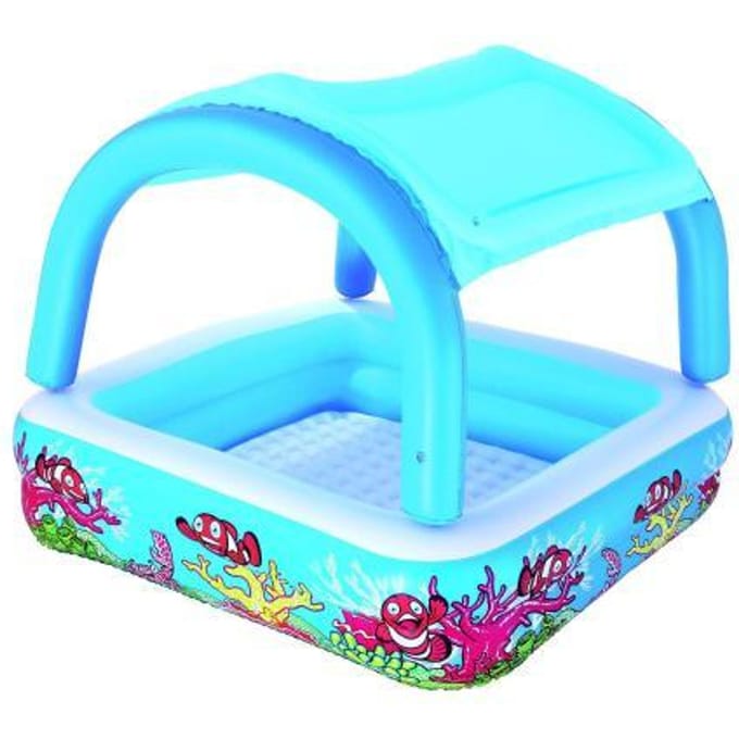 Bestway - Speelbad - met - overkapping - 140x140x114 - cm - blauw - 52192