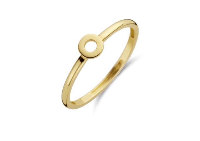 Blush Ring 1233YGO/54 14k Geelgoud met Cirkel Maat 54