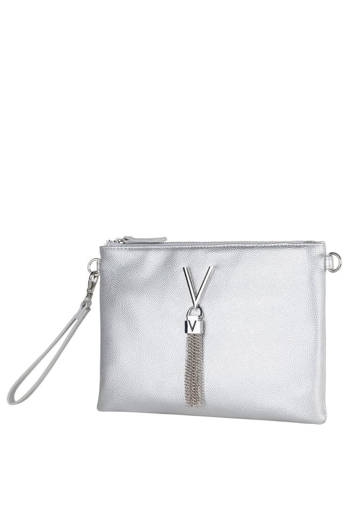 VALENTINO Schoudertas Koppeling Divina Clutch Argento Zilverkleurig