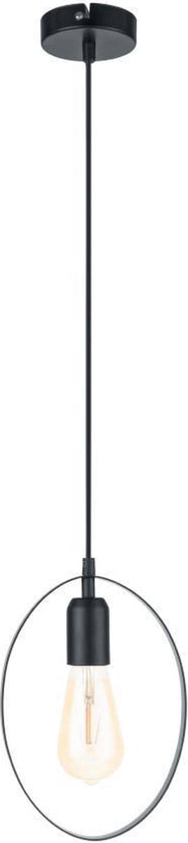 EGLO Vintage Bedington - Hanglamp - 1 Lichts - Zwart