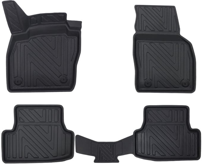 Rubbermatten Skoda Kamiq 2019-heden (complete set) - Premium carbonlook