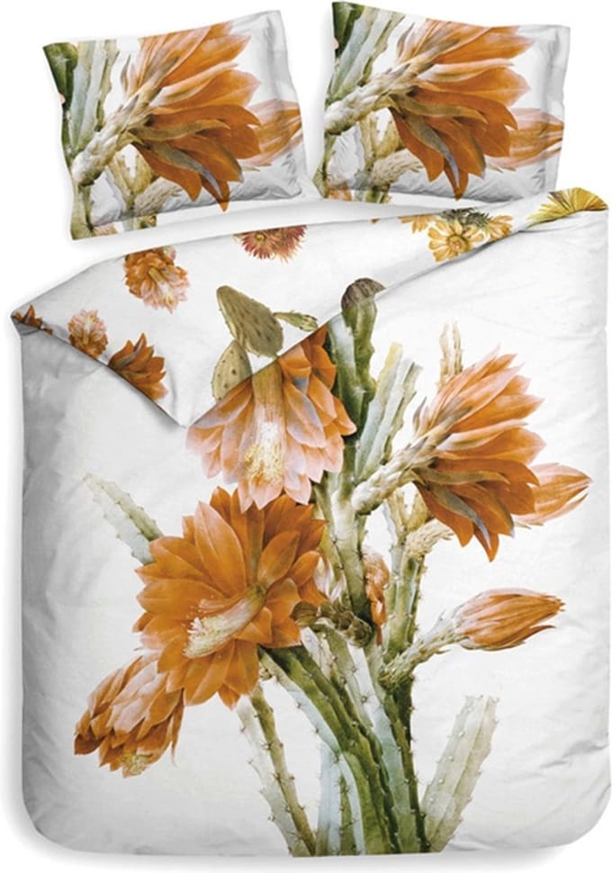 Heckett & Lane Kaisa Dekbedovertrek - Lits-jumeaux - 260x200/220 cm - White