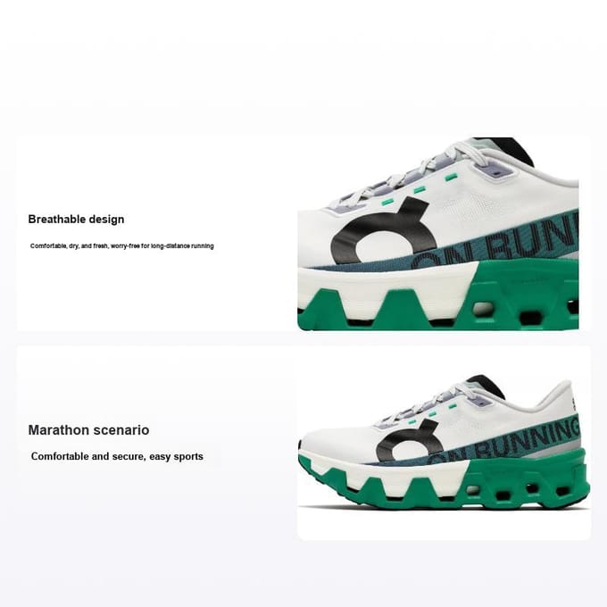 Cloudmonster Hyper Ongeverfd Mint Heren Sneakers Wit 3ME10131560 44.5 white