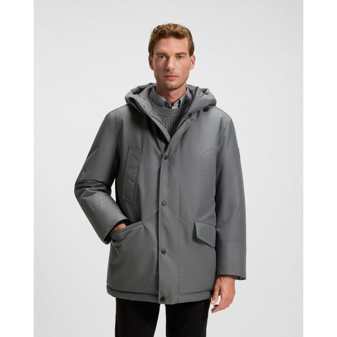 Relaxed fit parka met capuchon, model 'OSIASS1'