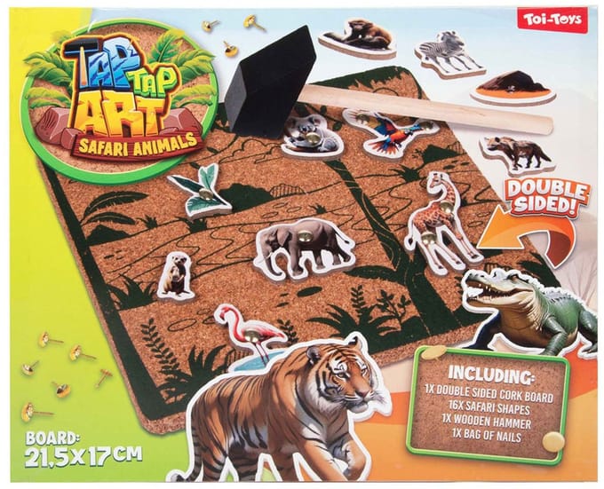 Toi-Toys Hammer Tap Wild Animals - Assorted