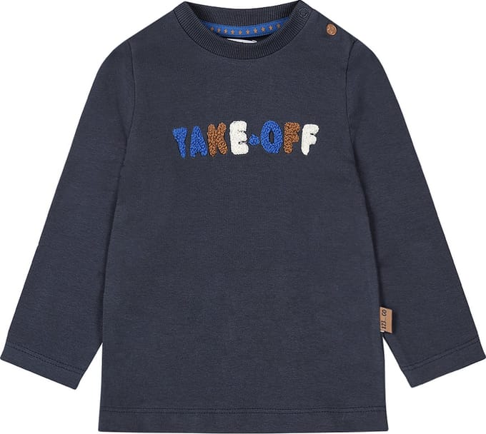 Dirkje Q- Boys lets get going Jongens T-shirt - Maat 80