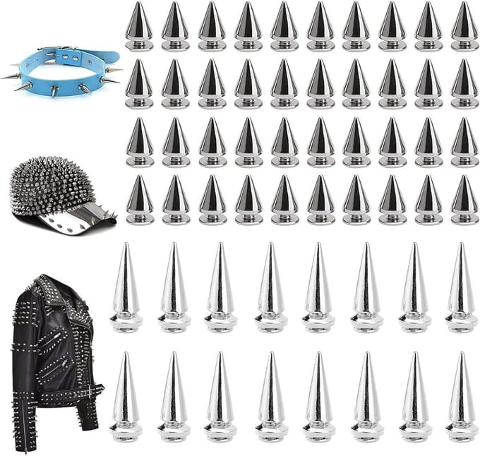 150 Stuks Back Studs Rivets en Spike Studs voor Tassen, Kleding en Schoenen - Ideaal voor DIY Projecten en Accessoires