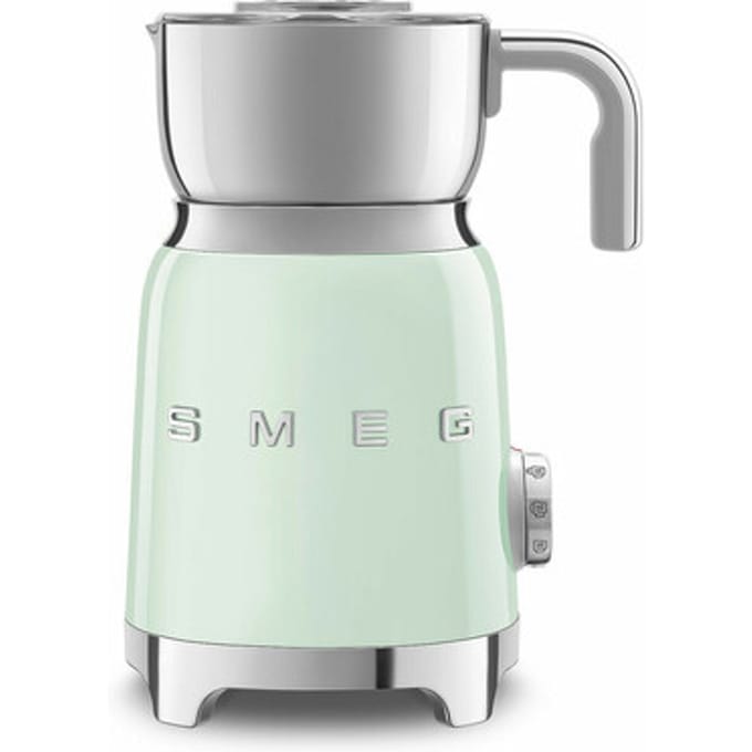 SMEG MFF11PGEU Melkopschuimer - Inductie - 500W - 6 Programma's - Warme & Koude Melkschuim - RVS Kan - '50s Style - Watergroen