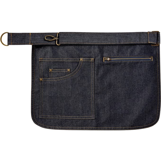 Premier Volwassenen Unisex Metro Utility Hip Apron (Indigo Denim)