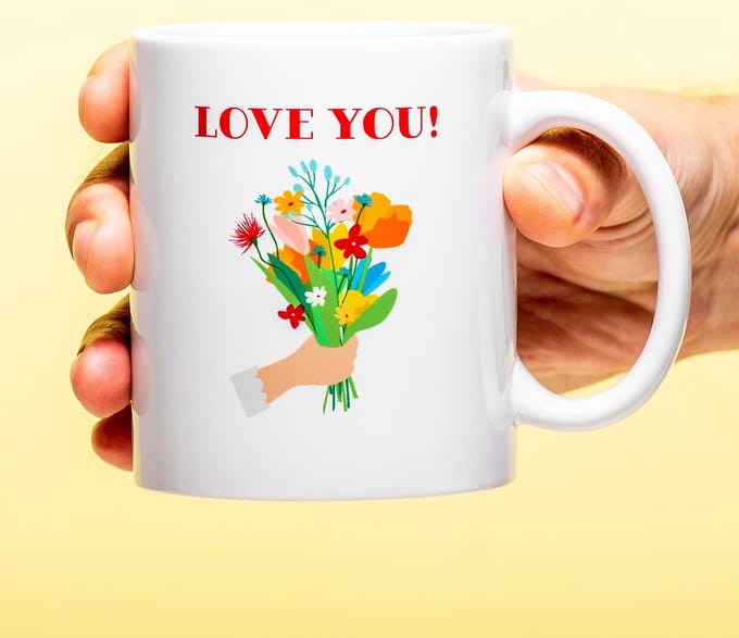 Mok Love You van Ditverzinjeniet.nl