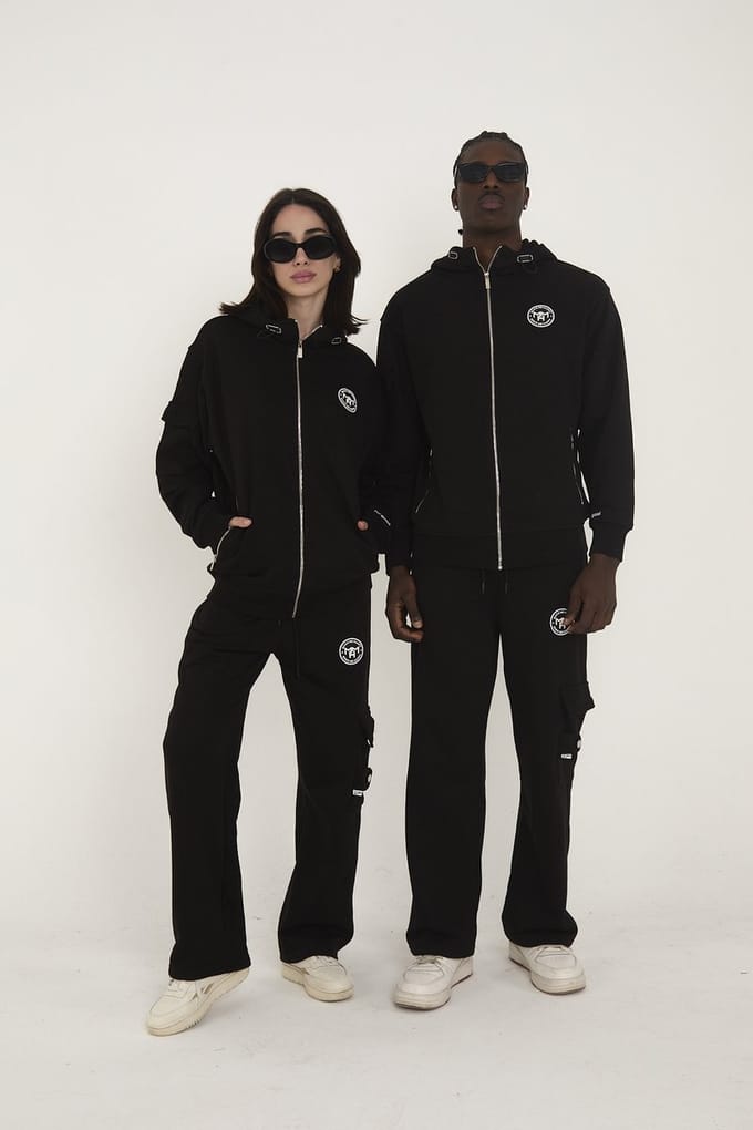 Trainingspak |Trainingspak Fleec - Dikke pak Met capuchon- Mannen Trainingspak Compleet Set jas + Broek XS
