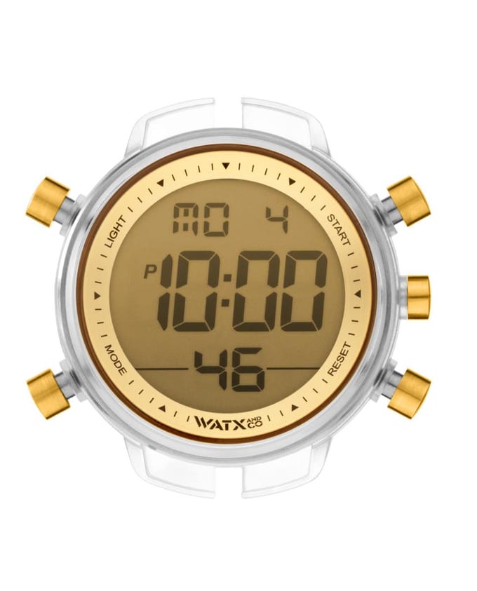 Horloge Watxandco Rwa1747. Doos, Kleur Geel. Uniseks. beige