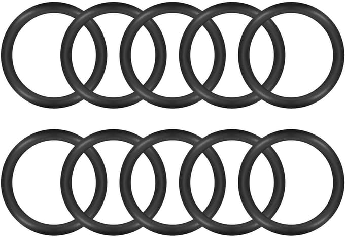 Dailygoods- O-ring Nitrilrubber - Afdichtingsring 31mm OD - Rubber Ringen 50 Stks - Antistatisch - Oliebestendig - Hittebestendig