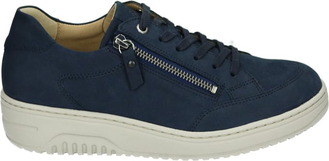 Hartjes 162.1703/20 - Dames veterschoenen - Kleur: Blauw - Maat: 38.5