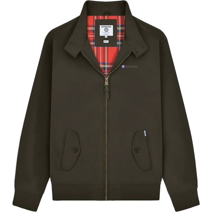 Lambretta Harrington heren douchebestendig jack (Kaki Bruin)