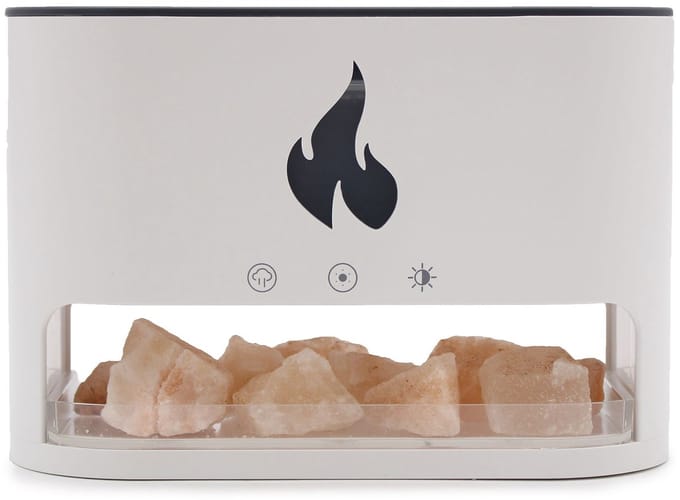 Blaze Aroma Diffuser - Himalaya Zoutkamer - USB-C - Vlameffect (Zout inbegrepen)