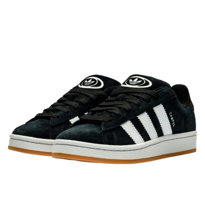 Adidas Campus Kindersneakers - Zwart - Maat 38 - Suède