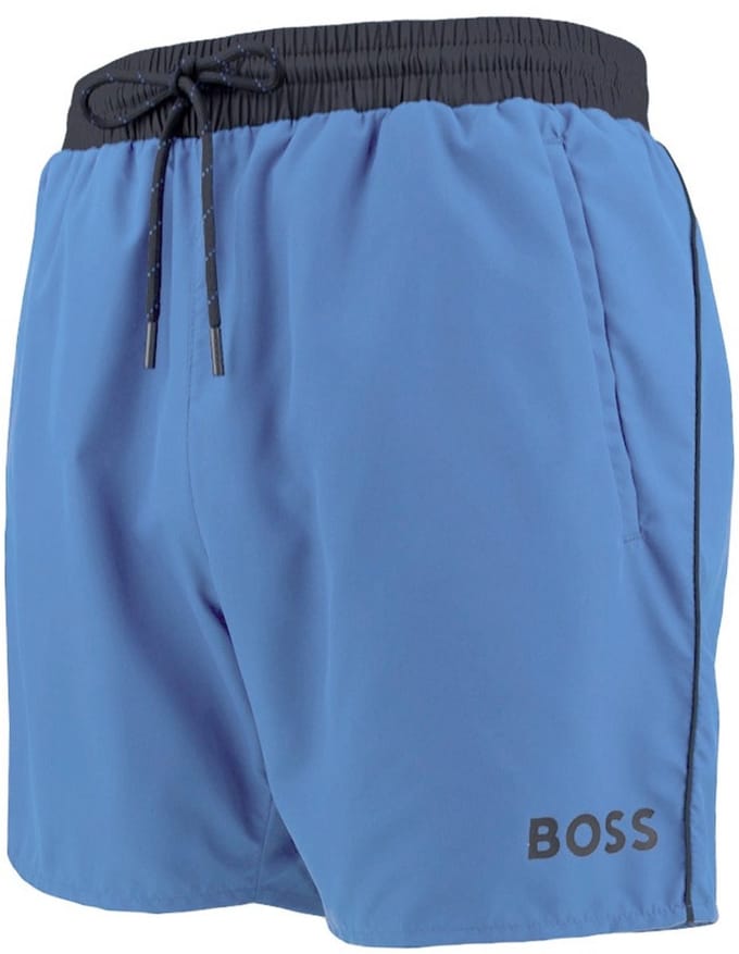 Hugo Boss heren BOSS zwemshort starfish blauw X