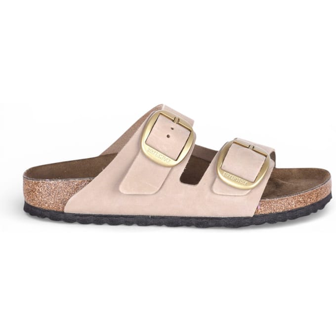 Dames muiltjes Birkenstock Arizona Big Buckle Nubuck Leather