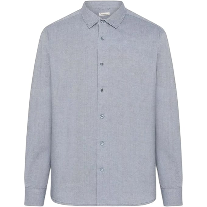 Lichte twill overhemd met lange mouwen KnowledgeCotton Apparel