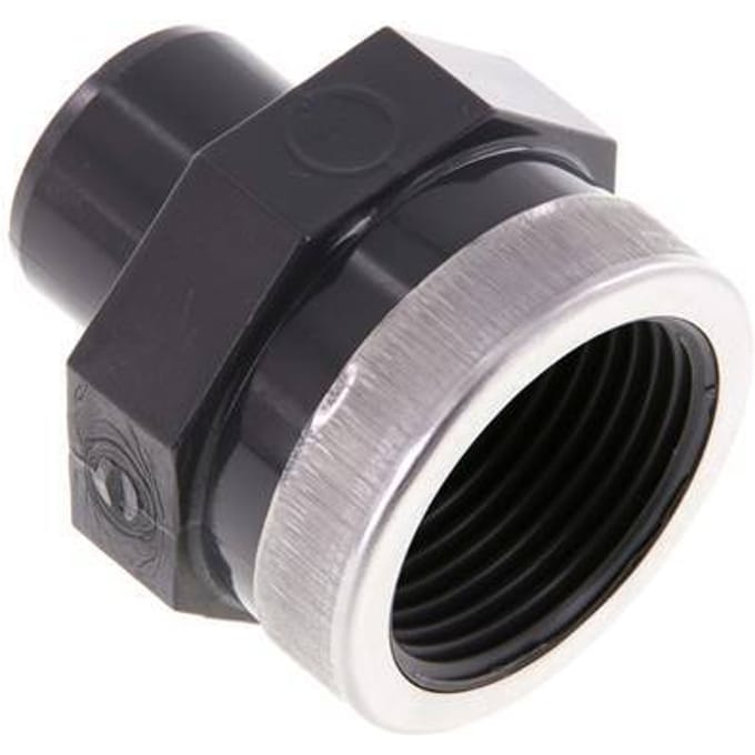 Pvc-Fitting Lijmmof Man 25mm x Binnendraad Rp 1'' [2 Stuks]