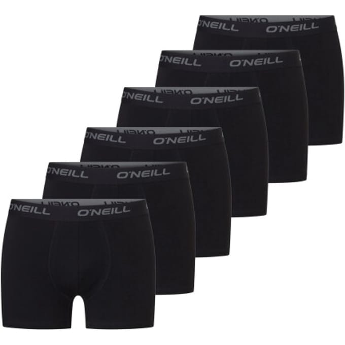 O'Neill Heren Boxershorts Trunks 6-Pack Zwart - Maat L