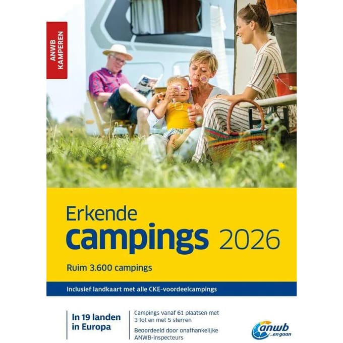 Erkende Campings 2026 - ANWB