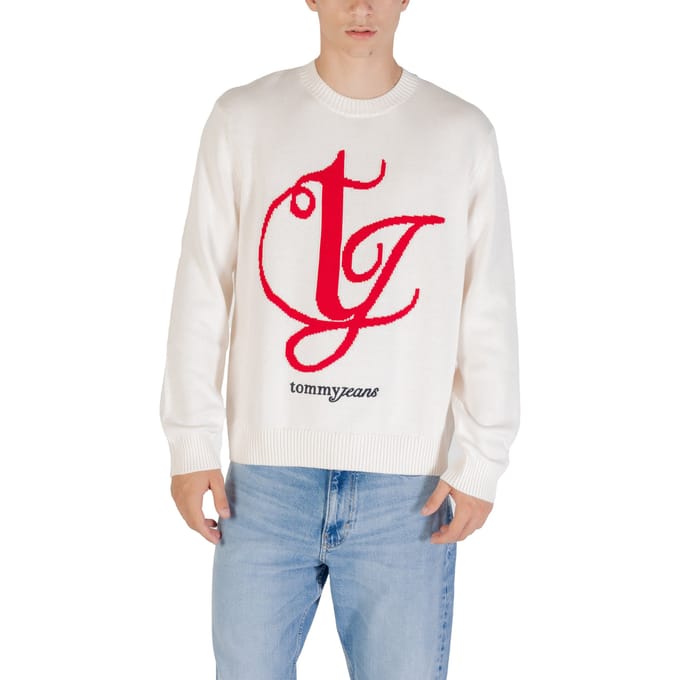 Tj Logo Trui met Ronde Hals