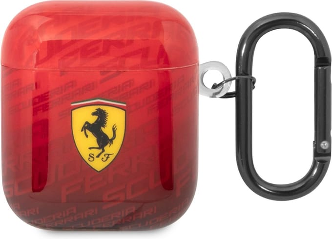 Ferrari Gradient Allover Case - Apple Airpods 1 & 2 - Rood