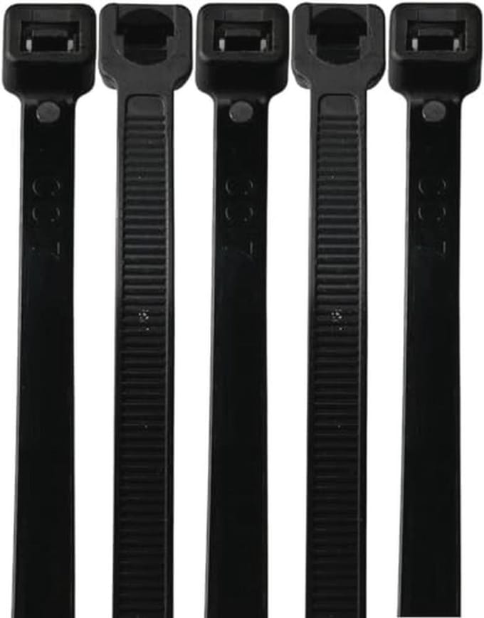 Heavy Duty Cable Ties Extra Long 9x1000mm in Black (50) - ShopVlot
