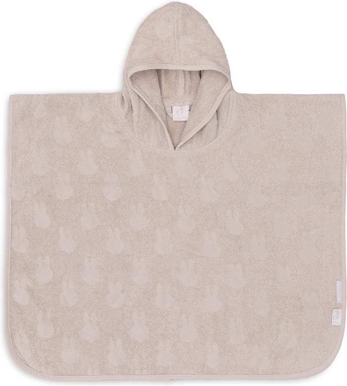Jollein Badponcho Badstof Miffy Jacquard Nougat