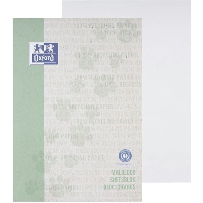 Oxford 400159557, Patroon, Groen, A4+, 100 vel, 90 g/m², Softcover