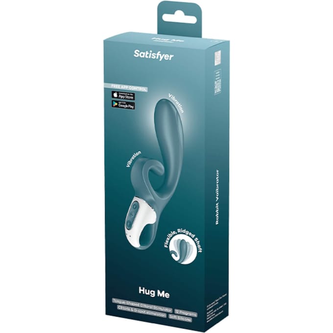 Satisfyer 'Hug Me', 21 cm, met app, 2 motoren, flexibele, ergonomische clitorisstimulator