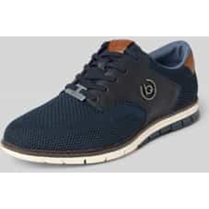 Veterschoenen met structuurmotief, model 'Sandman'