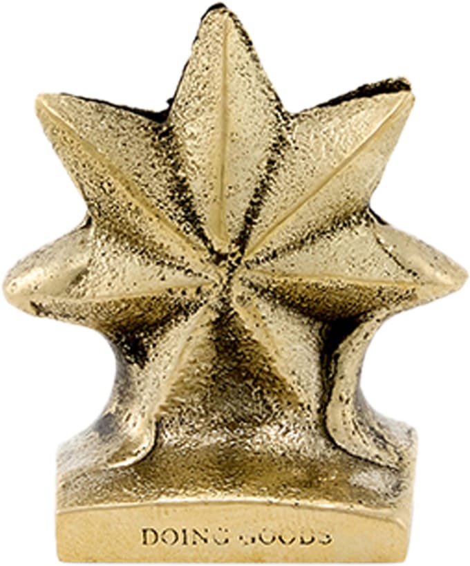 Doing Goods Oda Star Card Holder - Gold Matt