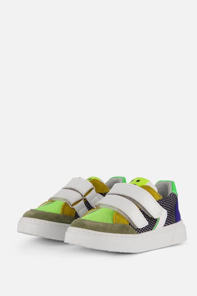 Muyters Velcro Sneakers groen Leer - Maat 24 - Kinderschoenen