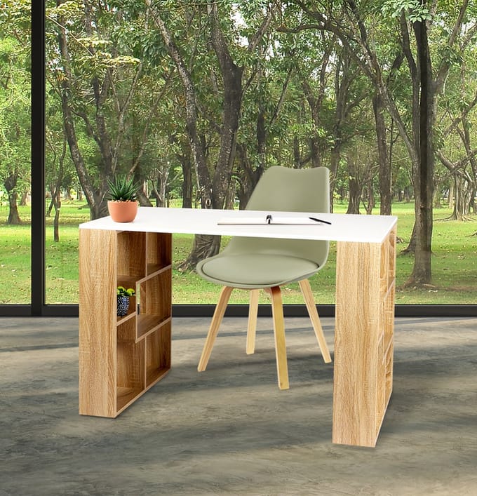 "NOVA" Bureau met 10 vakkenstructuur 110x60xH75 cm