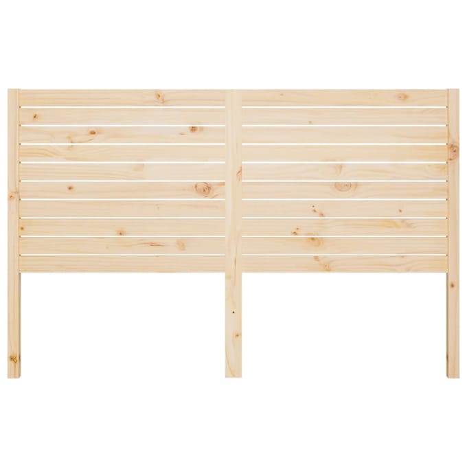 vidaXL - Hoofdbord - 146x4x100 - cm - massief - grenenhout