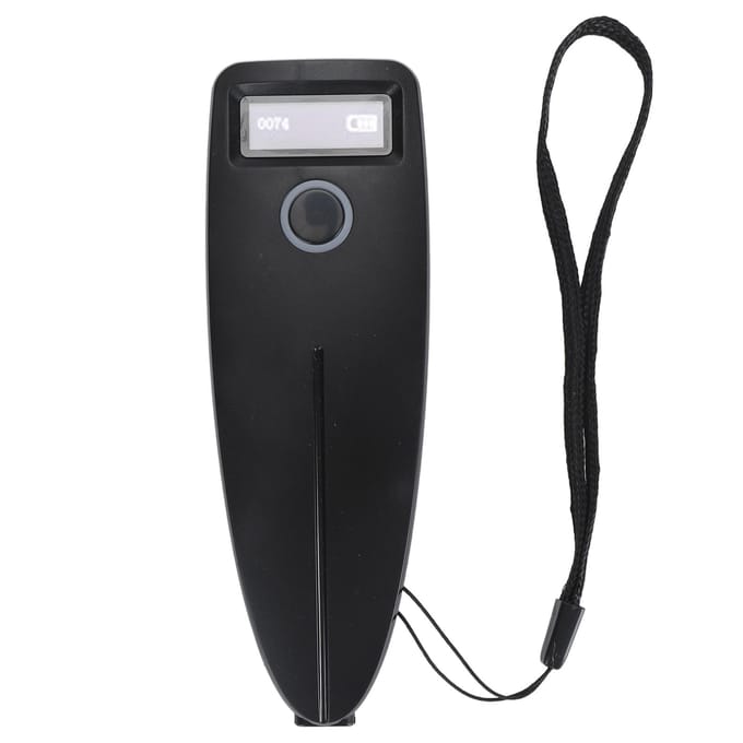 Bluetooth 2D 1D Barcodescanner Draagbare Draadloze Mini Barcodelezer met 2.4G Draadloze Bluetooth USB Bekabelde Verbinding black
