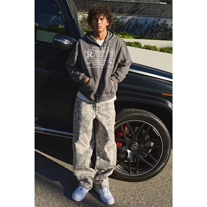 Relaxed Fit Camo Carpenter Trousers | Size Medium