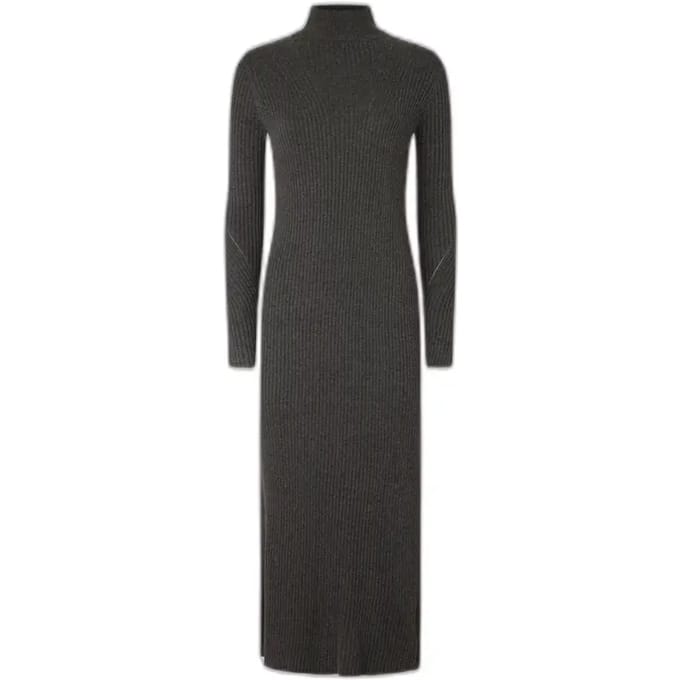 Pepe Jeans Dalia Dress Lang Mouw Jurk Grijs M Vrouw